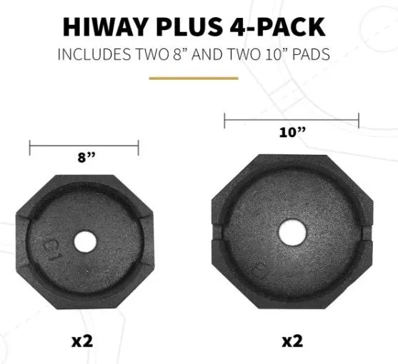 SNAPPAD HIWAY 8 - 4 PK F/HWH J